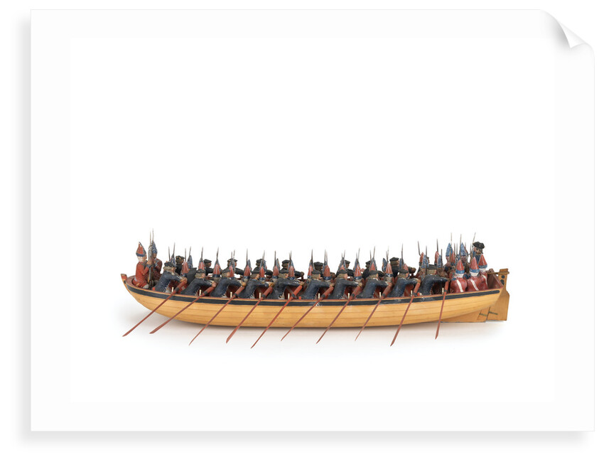 Troopboat, port broadside by unknown