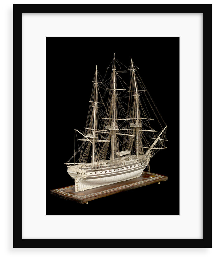 French frigate, starboard stern quarter by unknown