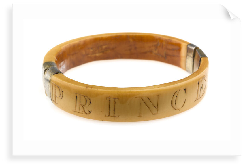 King Aqua Bracelet - View Showing Engraving 'Prince' by unknown