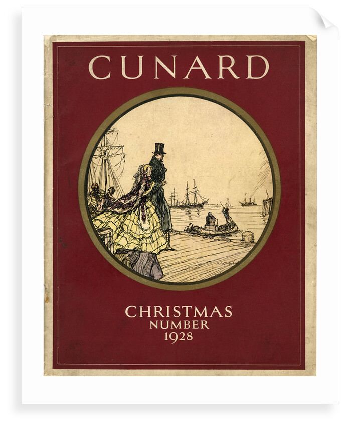 Cover of Cunard Christmas Annual 1928 by unknown