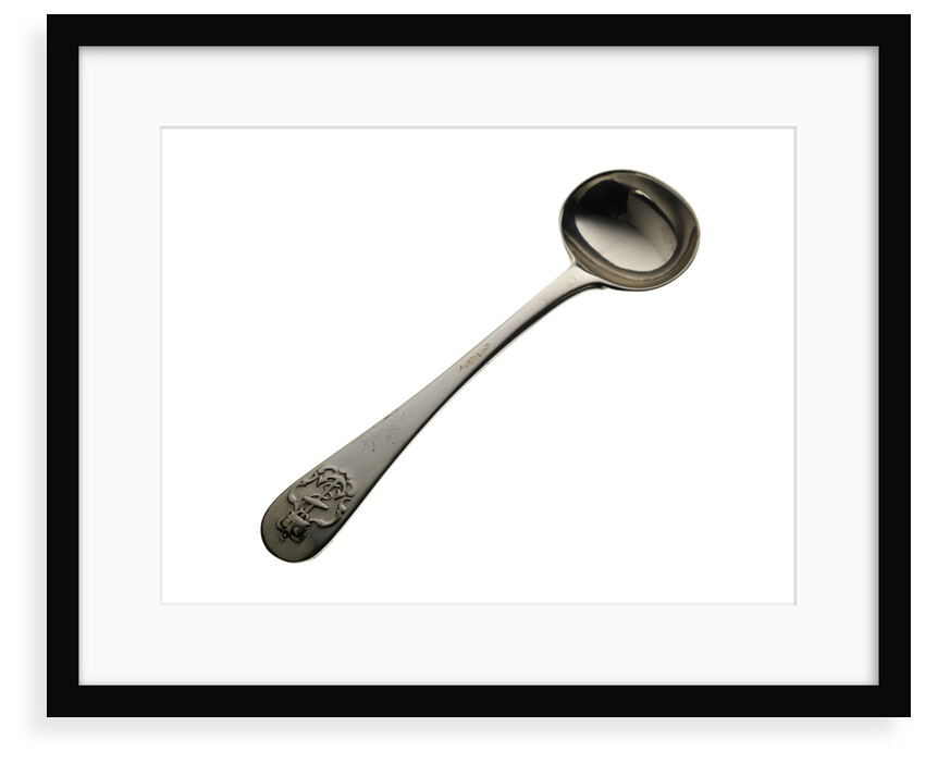 Admiralty pattern salt spoon by John Samuel Hunt
