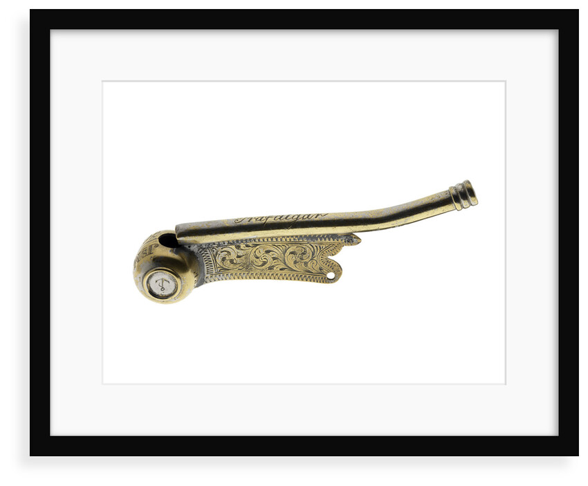 Boatswain's call said to have been used at the Battle of Trafalgar by unknown