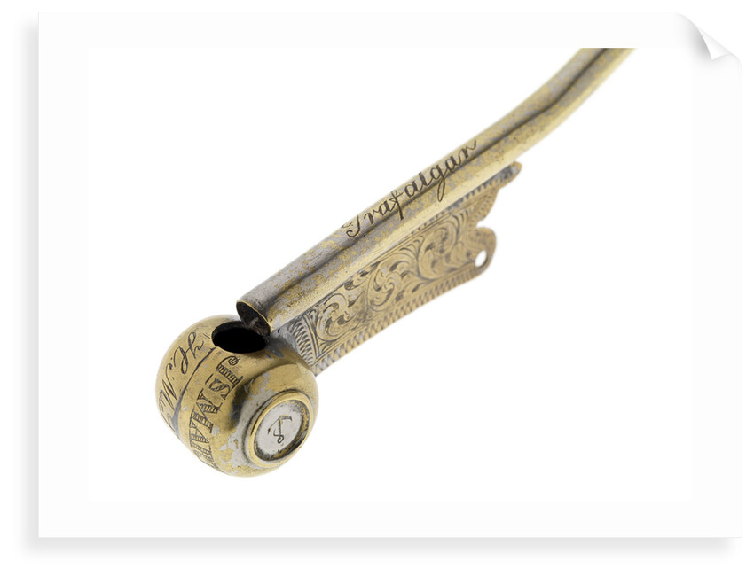 Boatswain's call said to have been used at the Battle of Trafalgar by unknown