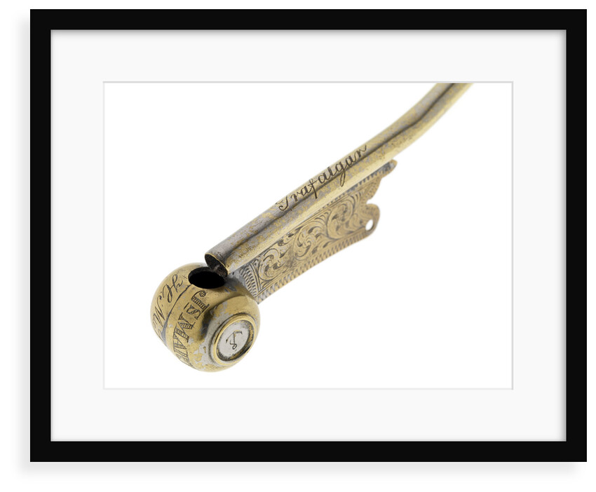Boatswain's call said to have been used at the Battle of Trafalgar by unknown