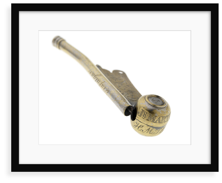 Boatswain's call said to have been used at the Battle of Trafalgar by unknown
