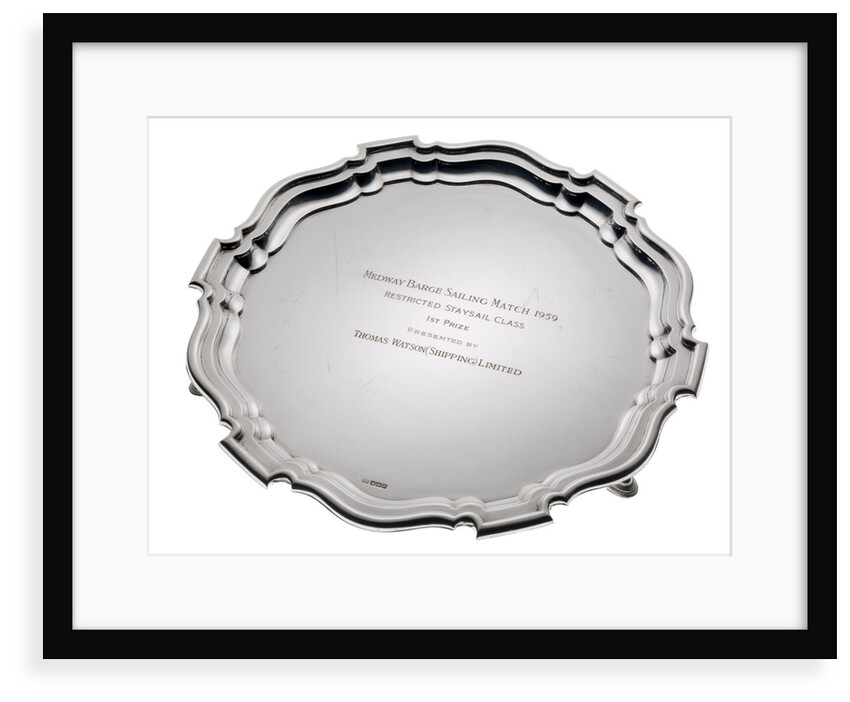 Medway Sailing Barge Match trophy salver, 1959 by Mappin & Webb