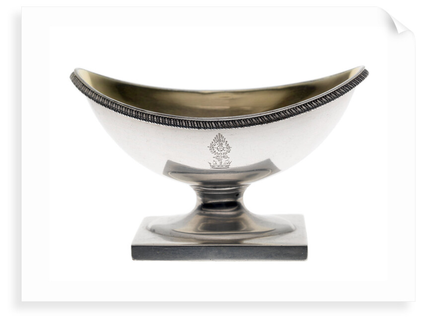 Salt cellar from Lord Nelson's Nile / Copenhagen service by Robert Hennell