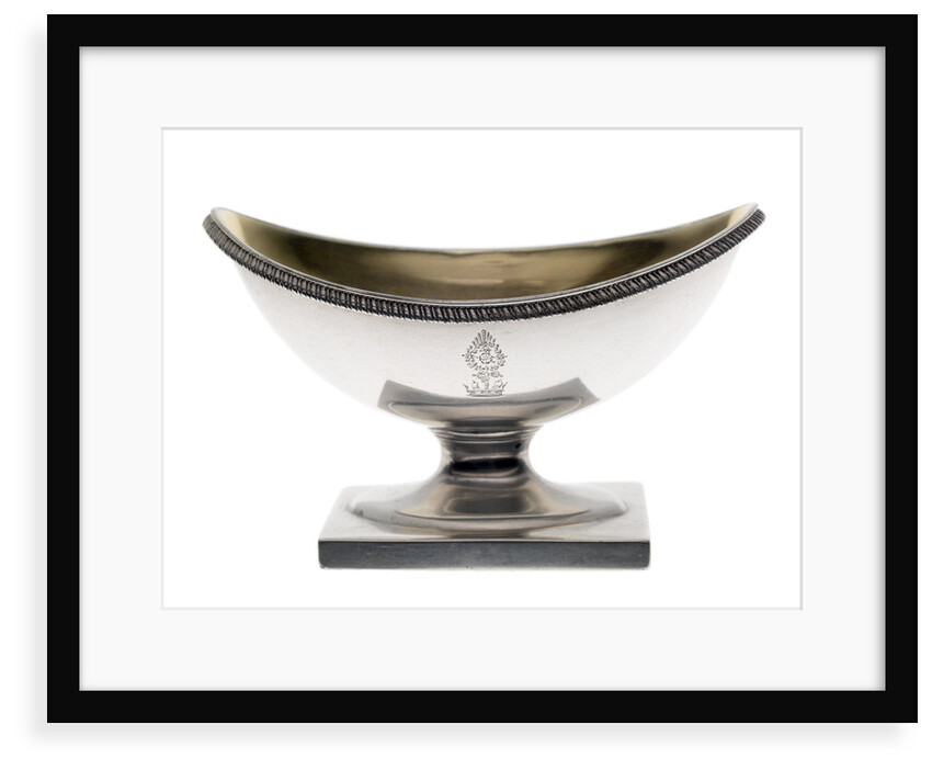 Salt cellar from Lord Nelson's Nile / Copenhagen service by Robert Hennell