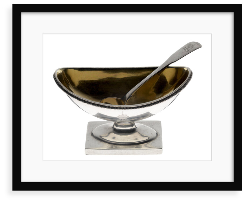Salt cellar from Lord Nelson's Nile / Copenhagen service by William Eley