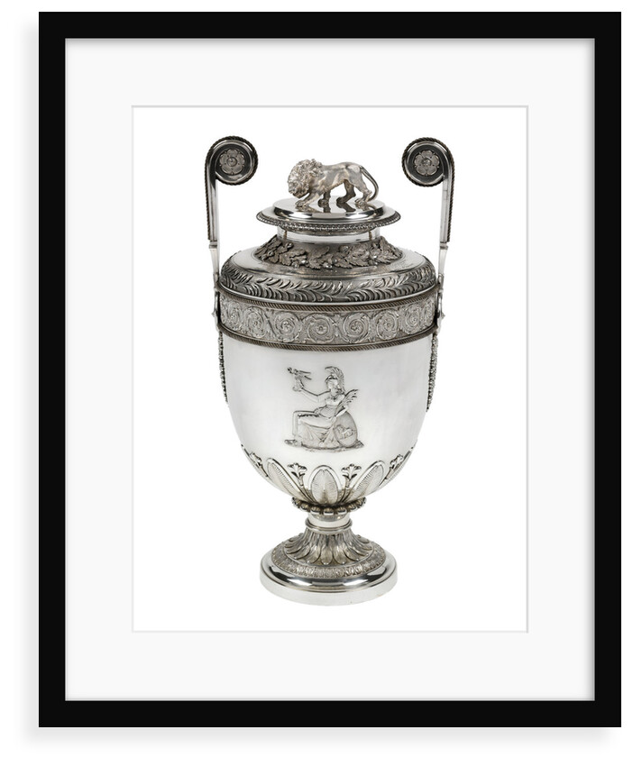 Lloyd's Patriotic Fund vase presented in memory of John Cooke, (1763-1805), Captain of HMS 'Bellerophon' who died at the Battle of Trafalgar, 1805 by Benjamin Smith