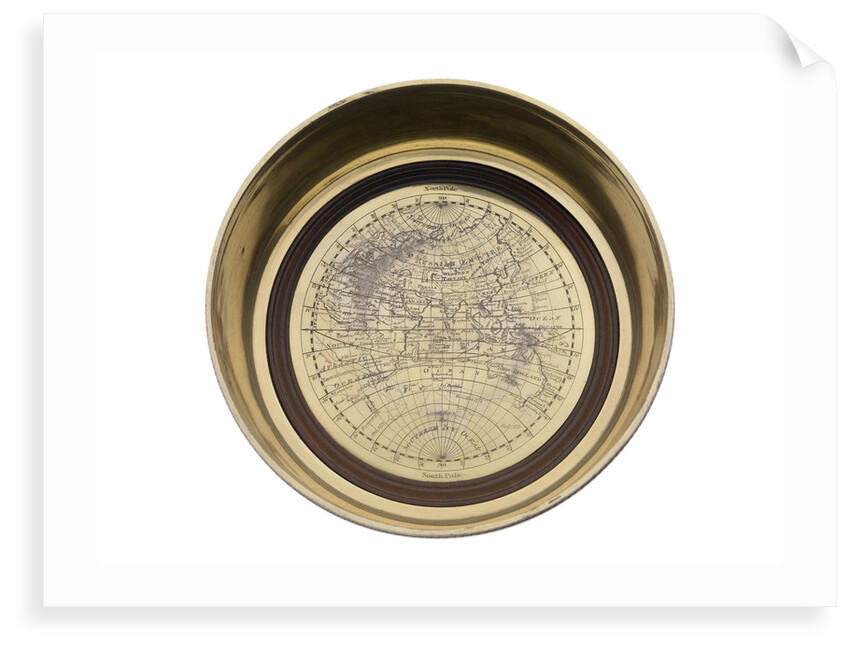 One of a pair of wine coasters (bottle or decanter stands for use on the table) commemorating the voyages of Captain James Cook (1728-1779) by Paul Storr