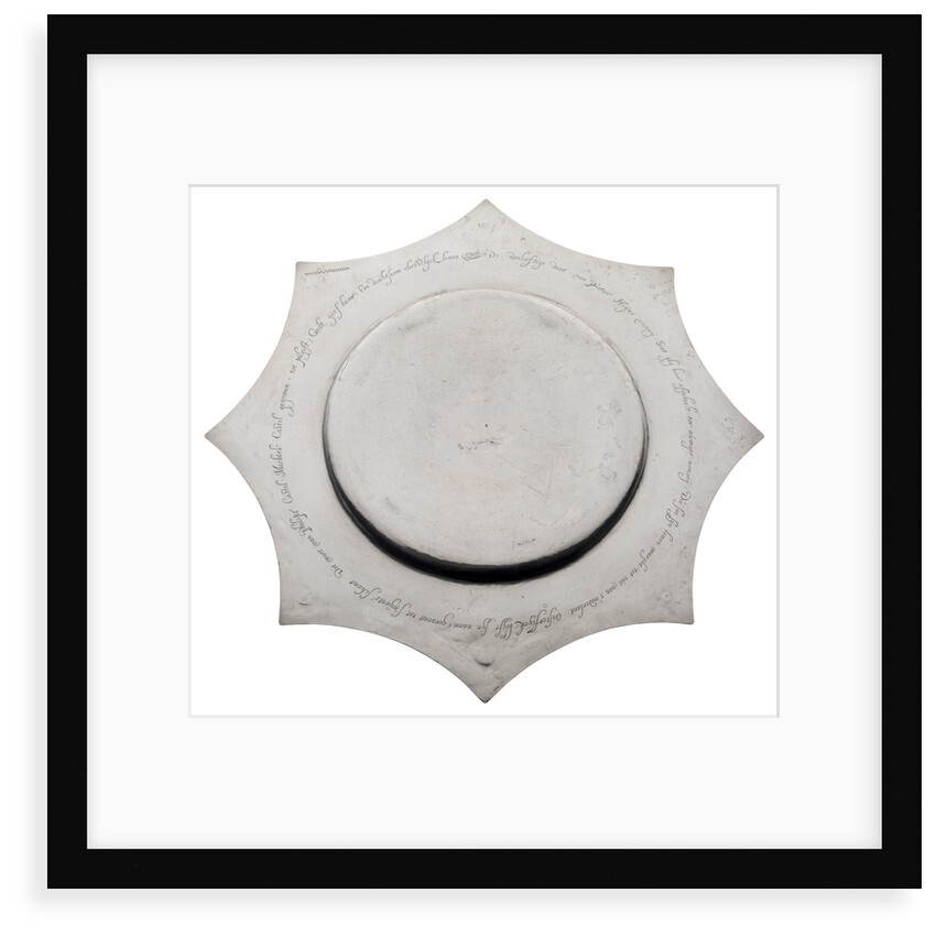 Silver dish commemorating the capture of the Spanish silver fleet by the Dutch Admiral Piet Hein (1577-1629) in 1628 in the bay of Matanzas by Andreas Kauxdorf