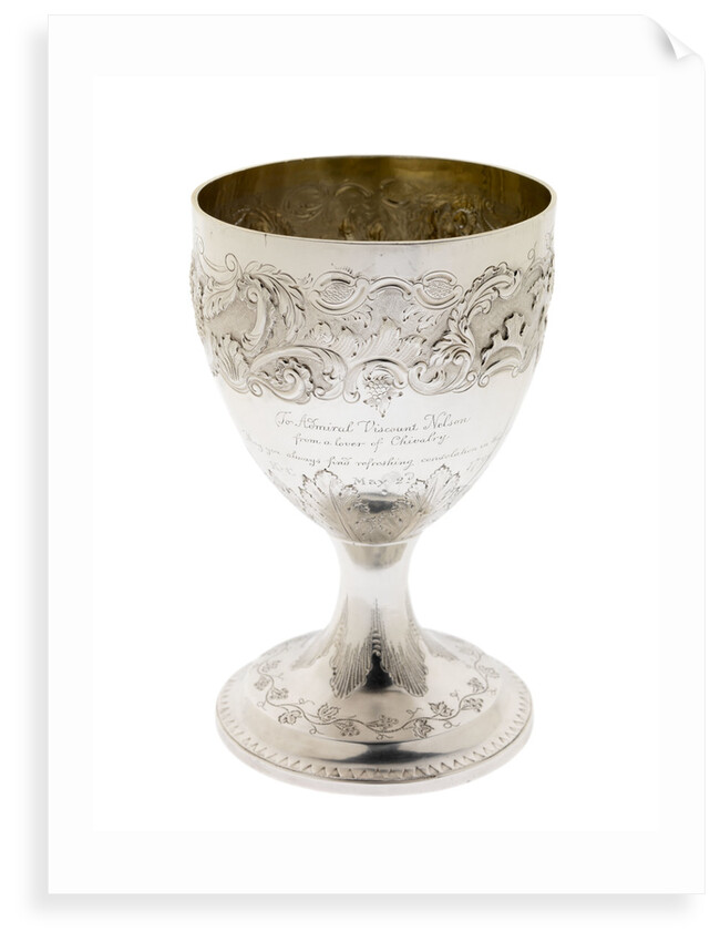 Bogus goblet said to have been owned by Lord Nelson by unknown