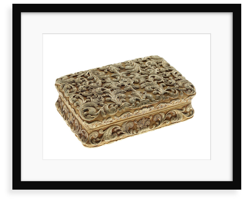 Gold snuff box presented to Sir George Biddell Airy (1801-1892) by the General Steam Navigation Company in 1838 by Alexander James Strachan