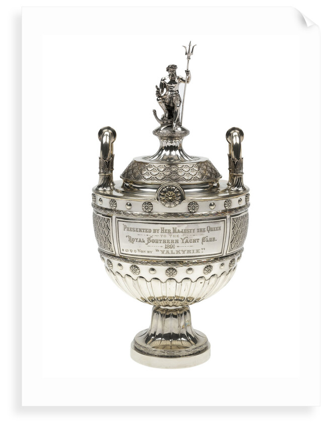 Yachting trophy won by 'Valkyrie', 1891 by Edgar Finley