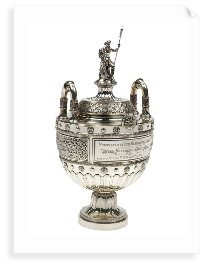 Yachting trophy won by 'Valkyrie', 1891 by Edgar Finley