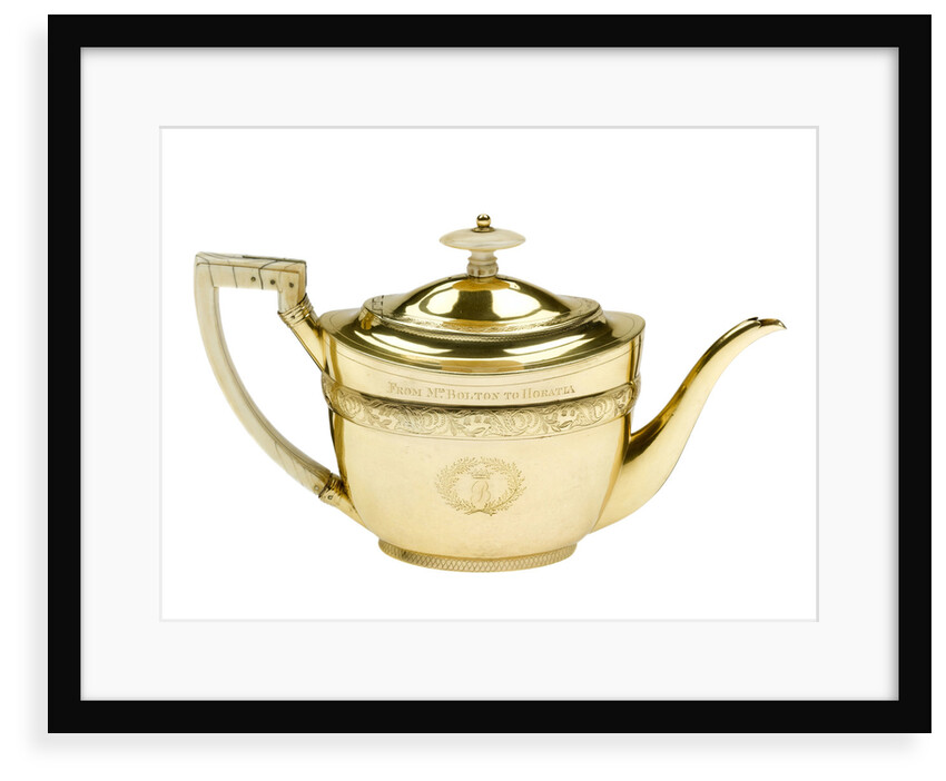 Teapot owned by Horatia Nelson (1801-81) daughter of Vice-Admiral Lord Nelson by John Emes
