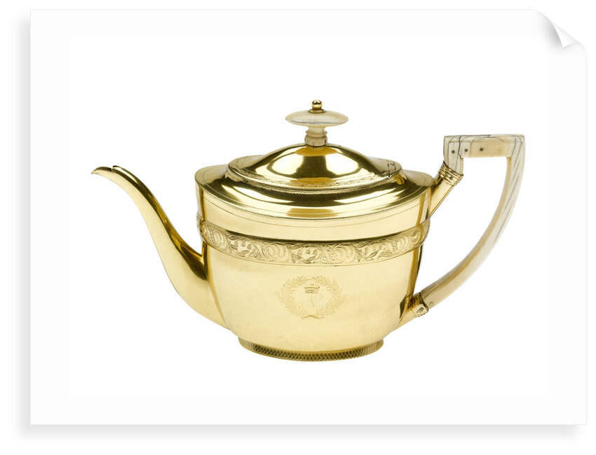 Teapot owned by Horatia Nelson (1801-81) daughter of Vice-Admiral Lord Nelson by John Emes