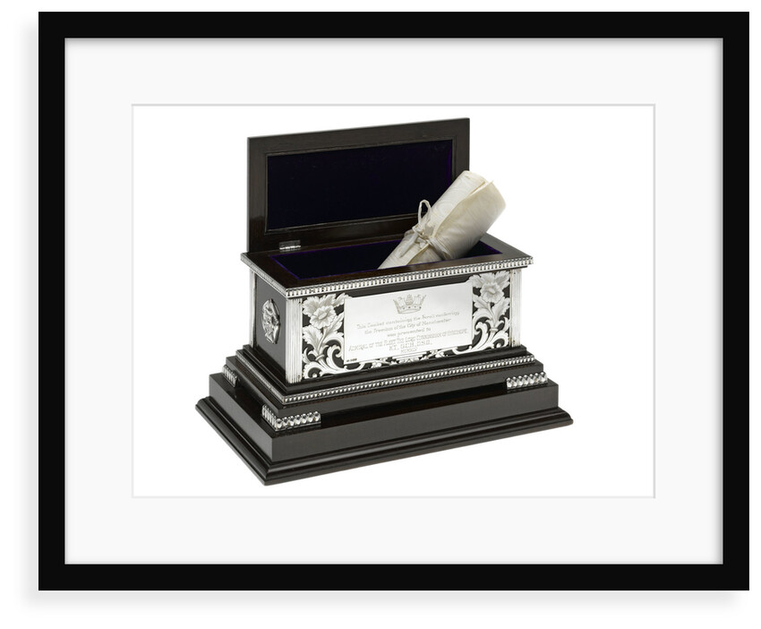 Freedom casket presented to Admiral of the Fleet Lord Cunningham (1882-1963) by Walker & Hall