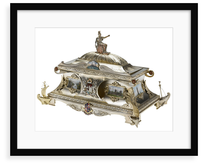 Freedom casket presented to Admiral of the Fleet Sir David Beatty, 1st Earl Beatty (1871-1936) by the City of Bristol, 23 October 1919 by T. & J. Bragg Ltd.