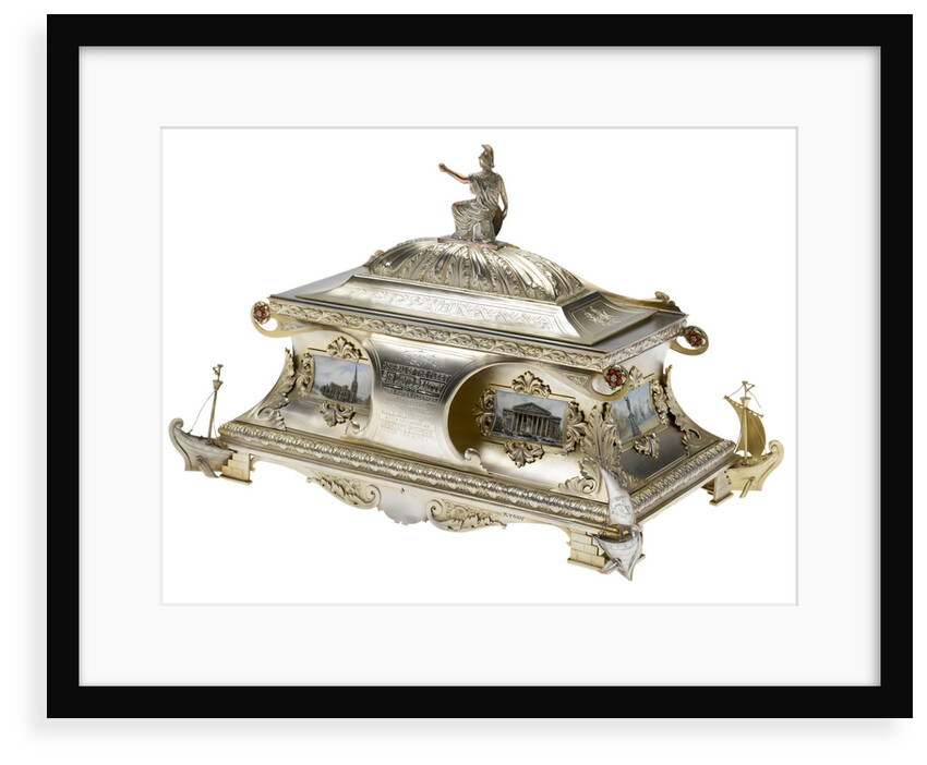 Freedom casket presented to Admiral of the Fleet Sir David Beatty, 1st Earl Beatty (1871-1936) by the City of Bristol, 23 October 1919 by T. & J. Bragg Ltd.