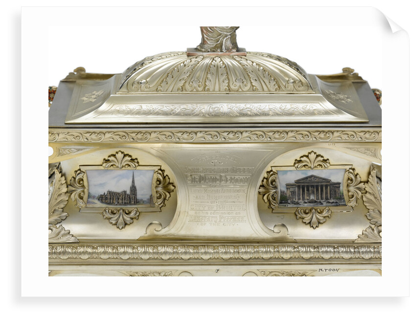 Freedom casket presented to Admiral of the Fleet Sir David Beatty, 1st Earl Beatty (1871-1936) by the City of Bristol, 23 October 1919 by T. & J. Bragg Ltd.