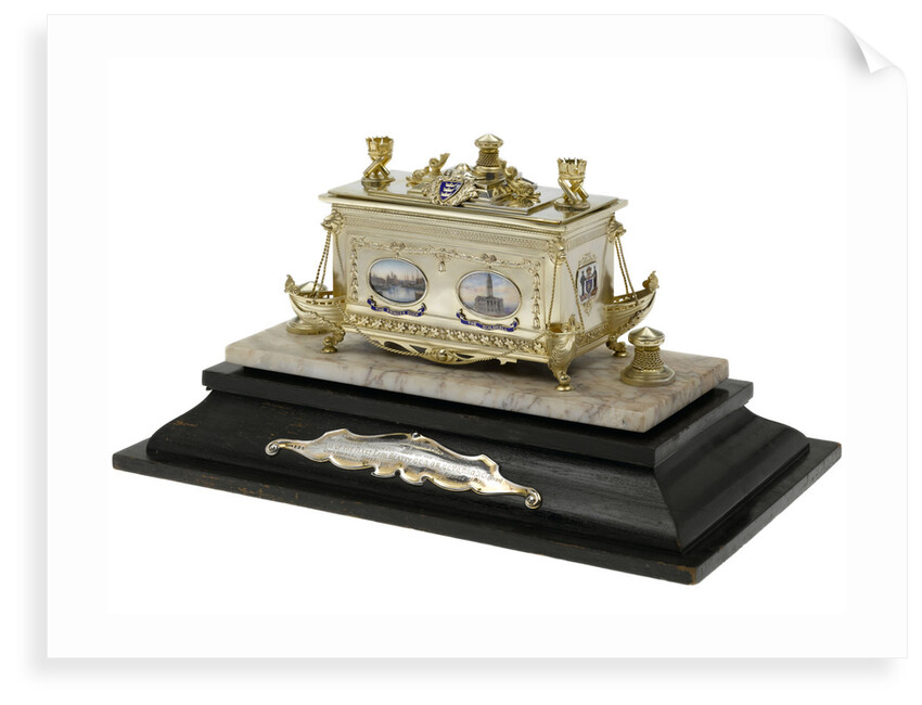 Freedom casket presented to Admiral of the Fleet Sir David Beatty, 1st Earl Beatty (1871-1936) by the City of Hull, 22 October 1920 by S Blanckensee & Son Ltd.