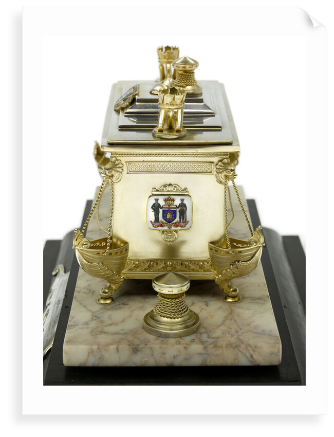Freedom casket presented to Admiral of the Fleet Sir David Beatty, 1st Earl Beatty (1871-1936) by the City of Hull, 22 October 1920 by S Blanckensee & Son Ltd.