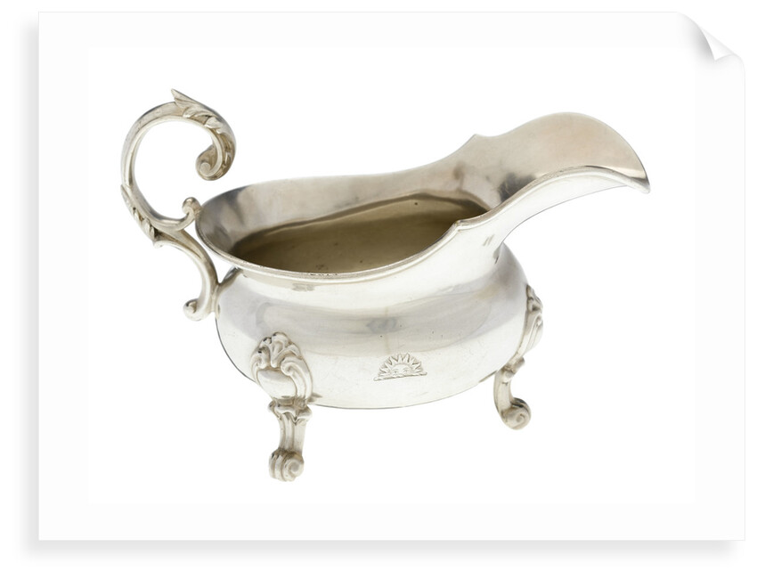 Electroplated cream jug used on P&O ships by Elkington & Co. Ltd.