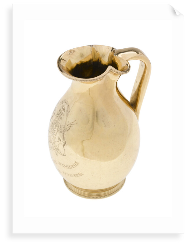 Cream jug, part of a tea set owned by Horatia Nelson (1801-81) daughter of Vice-Admiral Lord Nelson by John Easton