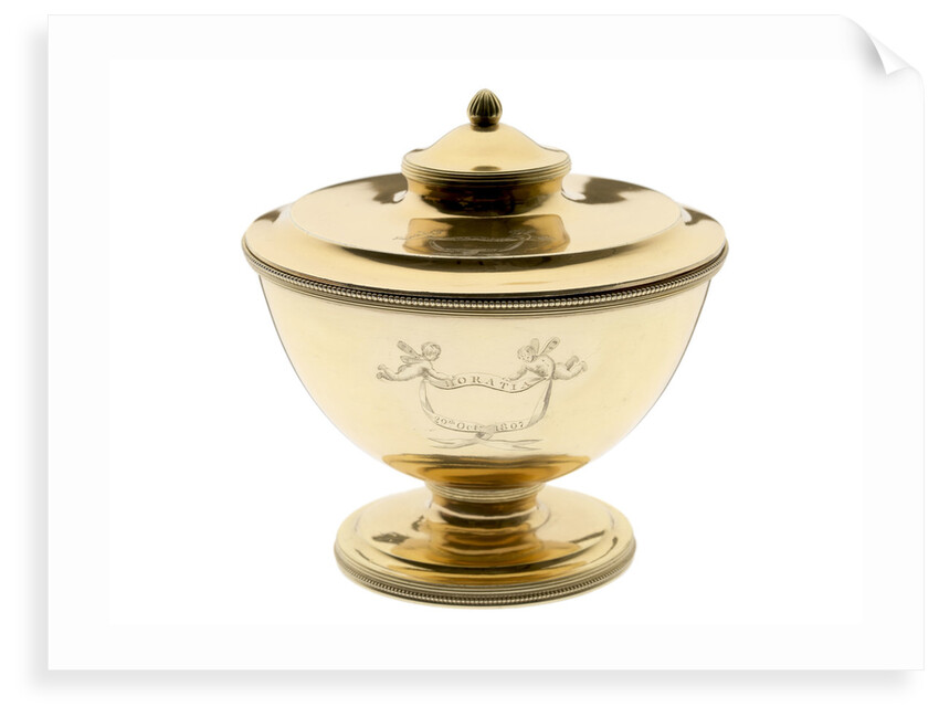Sugar basin, part of a tea set owned by Horatia Nelson (1801-81) daughter of Vice-Admiral Lord Nelson by John Easton