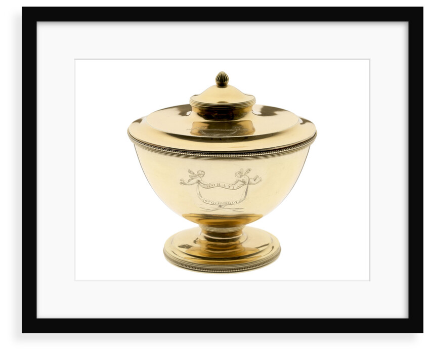 Sugar basin, part of a tea set owned by Horatia Nelson (1801-81) daughter of Vice-Admiral Lord Nelson by John Easton