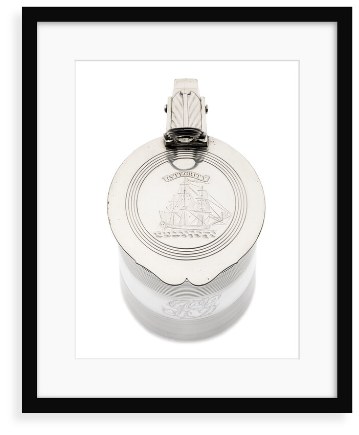 Tankard commemorating the ship 'Integrity' by George Smith
