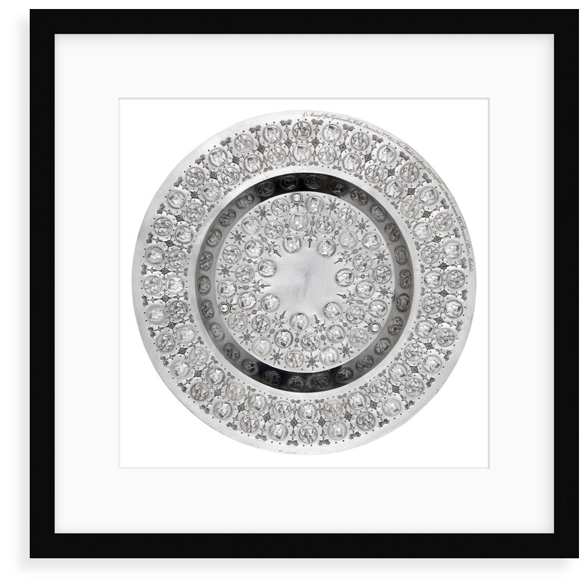 Circular shield made from the unclaimed medals of Greenwich Pensioners by unknown