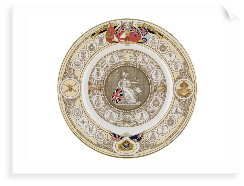 Plate commemorating the Falklands War, 1982 by Holmes Gray