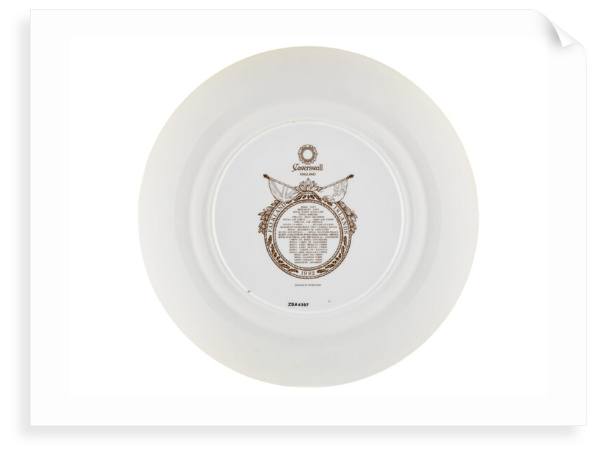 Plate commemorating the Falklands War, 1982 by Holmes Gray