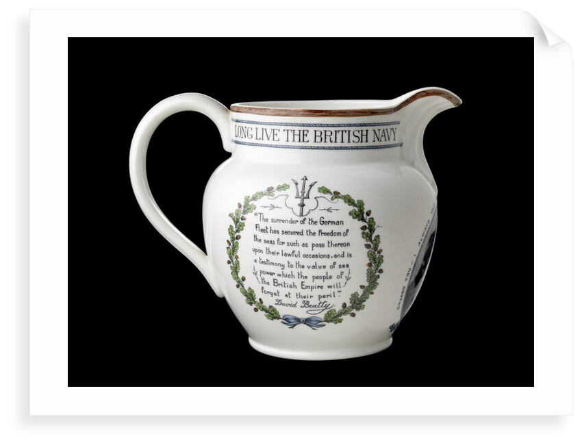 Jug with moulded lip and loop handle by Collingwood Bros. Ltd.
