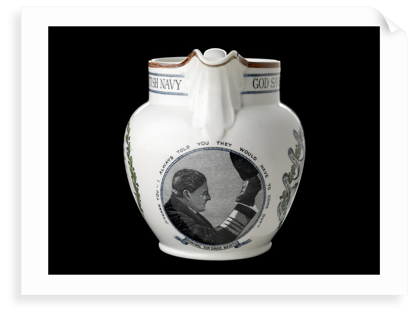 Jug with moulded lip and loop handle by Collingwood Bros. Ltd.