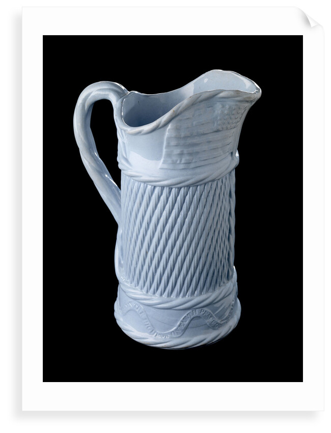 Cable-shaped Atlantic Cable jug by unknown