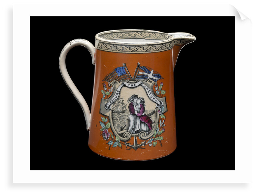Jug, transfer-printed with a profile of Samuel Plimsoll (1824-98) by unknown