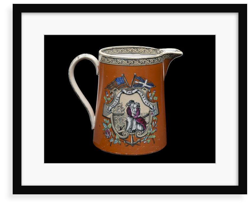 Jug, transfer-printed with a profile of Samuel Plimsoll (1824-98) by unknown