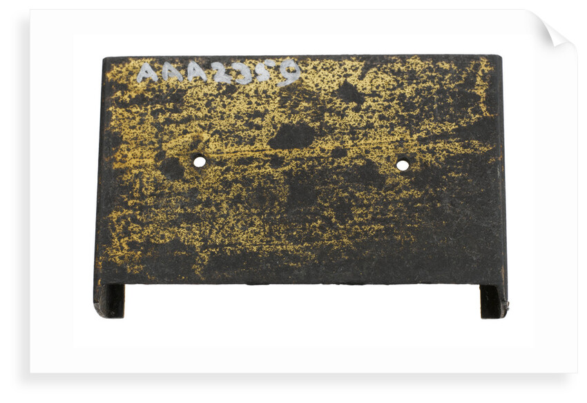 Brass plate by unknown