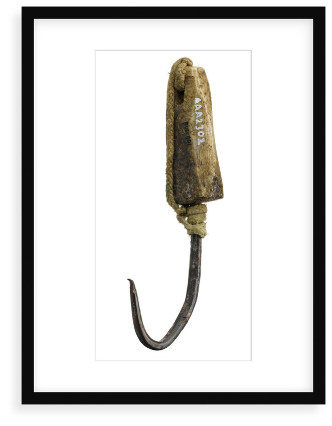 Fish hook by Netsilik Inuit
