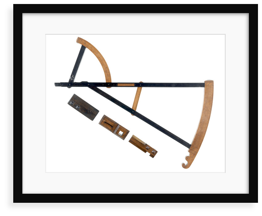 Backstaff - Front with vanes by Benjamin Macy