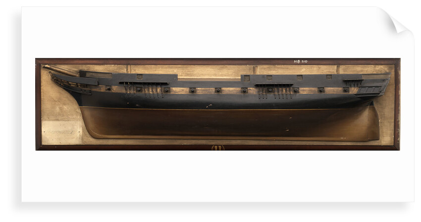 Design model of HMS 'Diamond' (1848) by unknown