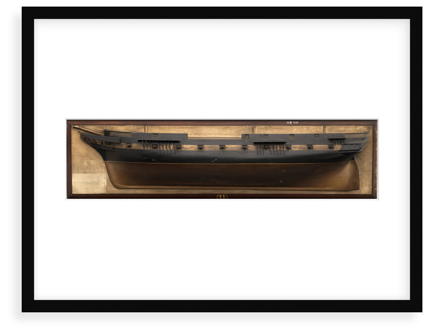 Design model of HMS 'Diamond' (1848) by unknown