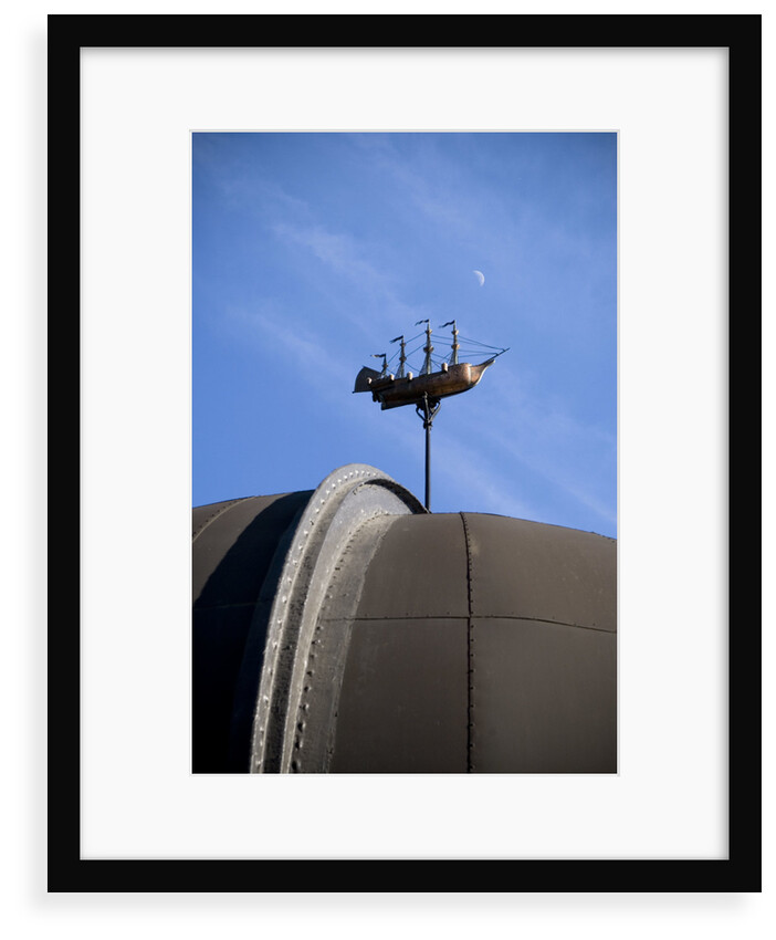 Telescope dome and ship model at Royal Observatory, Greenwich by National Maritime Museum