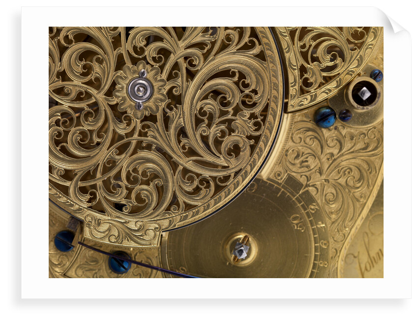 Detail of Harrison's marine timekeeper H4 by John Harrison