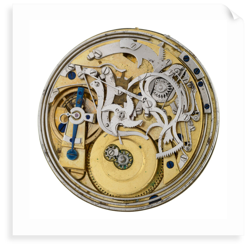 Pocket watch movement by Montanrouge