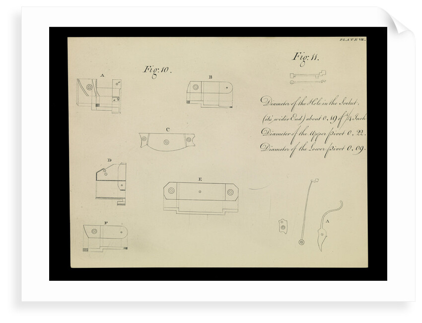 Figure 7 of 10 relating to Harrison's 4th marine timekeeper taken from 'The Principles of Mr Harrison's Timekeeper' (1767) by unknown